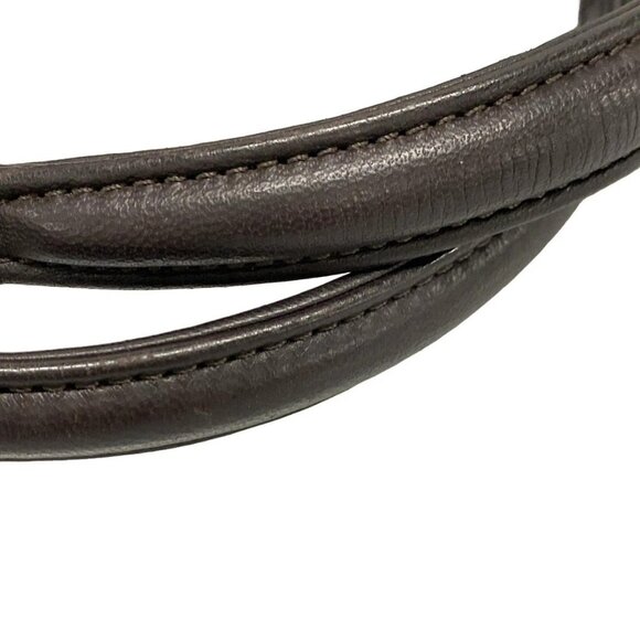 Auth DIOR/ChristianDior Trotter,Romantic - Dark Brown Brown PVC Leather Handbag - Picture 9 of 16